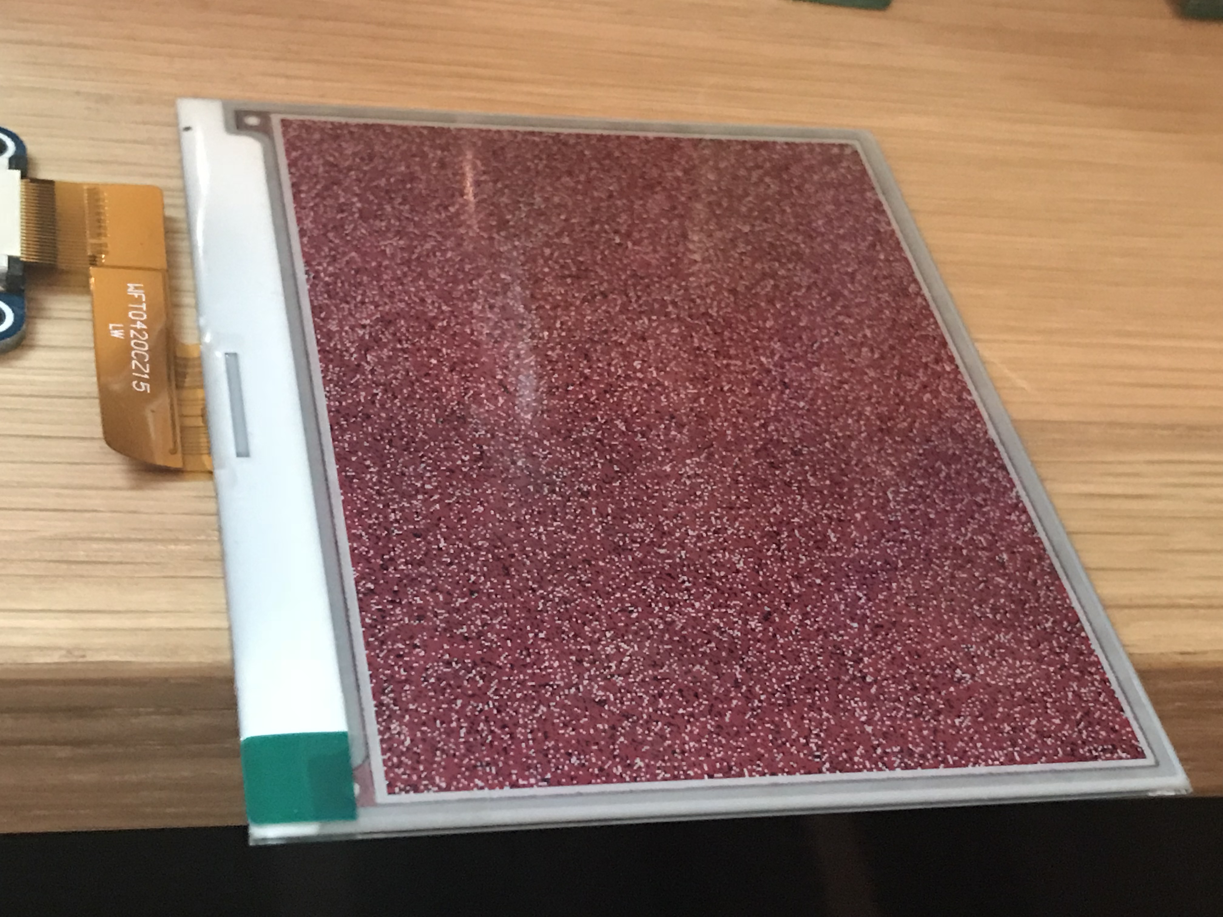 砂嵐のような状態に